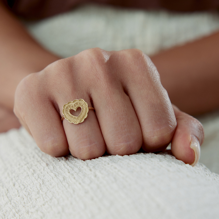 Seashell Heart Yüzük - RİTİM