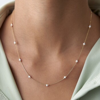 Sedefli Top Kolye - Alen