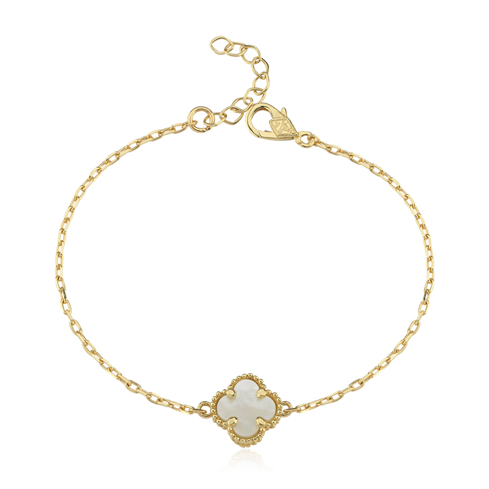 Sedefli Yonca Çocuk Bilekliği - Milades