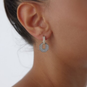 Sekizgen Levha Küpe - Koçak