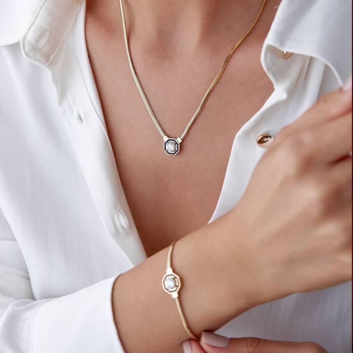 Sekizgen Model Balık Sırtı Set - 3