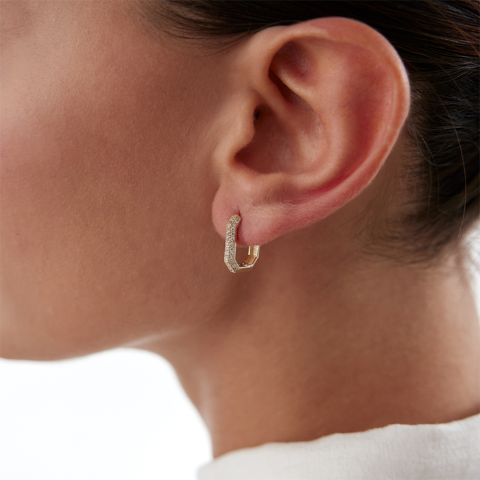 Seren Taşlı Küpe - Rayna (1)