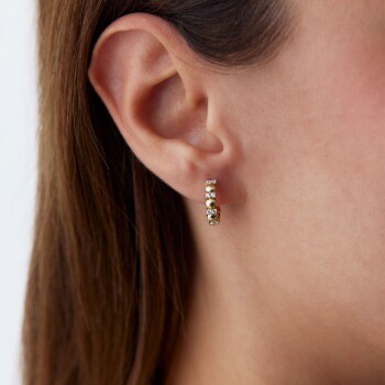 Şerit Taşlı J Küpe - Alen (1)