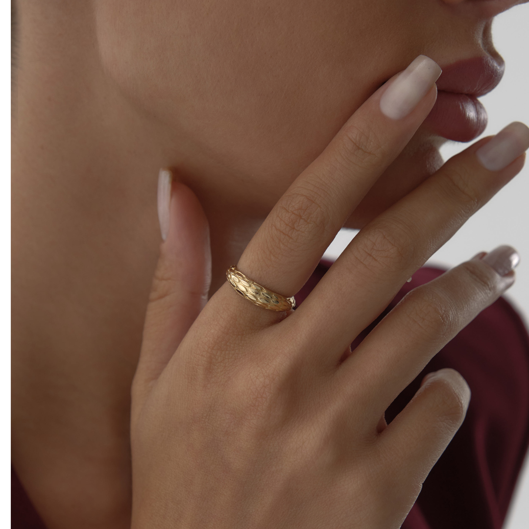 Serpent Leather Yüzük - 3