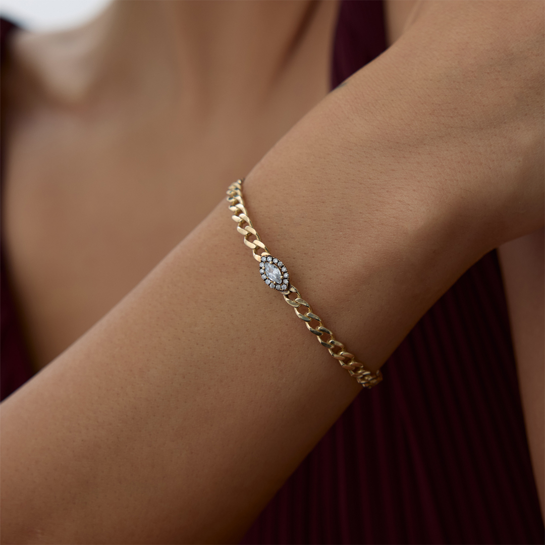 Seyra Taşlı Gurmet Kelepçe - 1