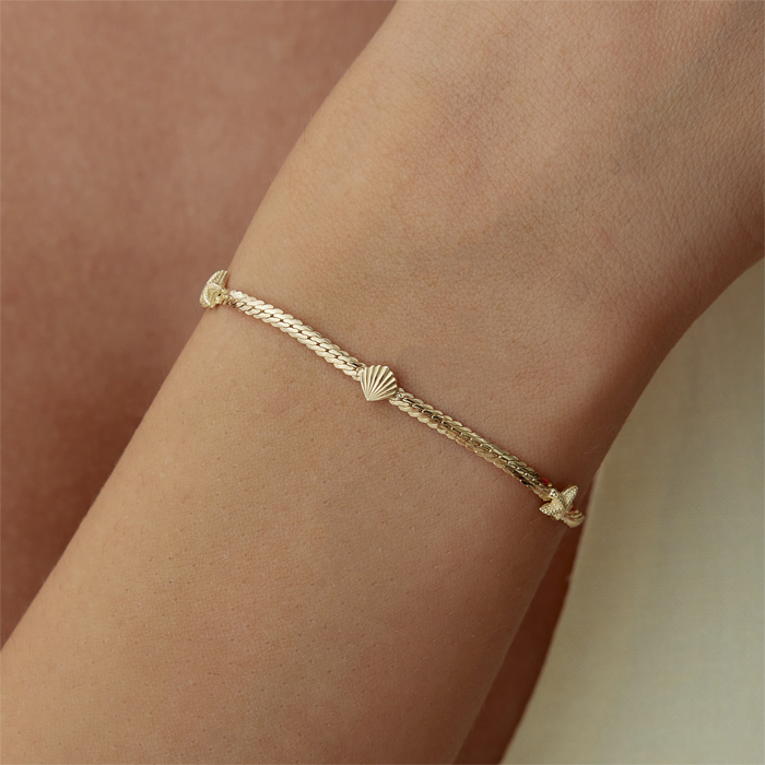 Shell Star Snake Bileklik - RİTİM (1)