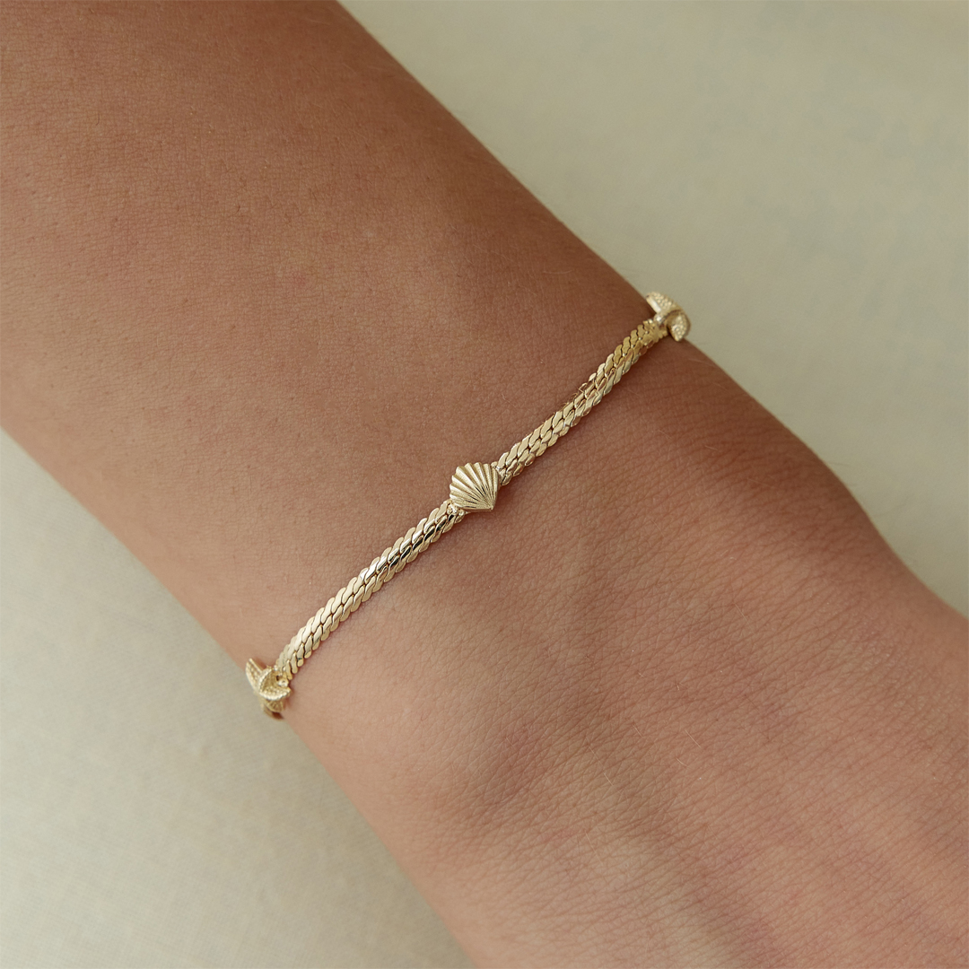 Shell Star Snake Bileklik - 1