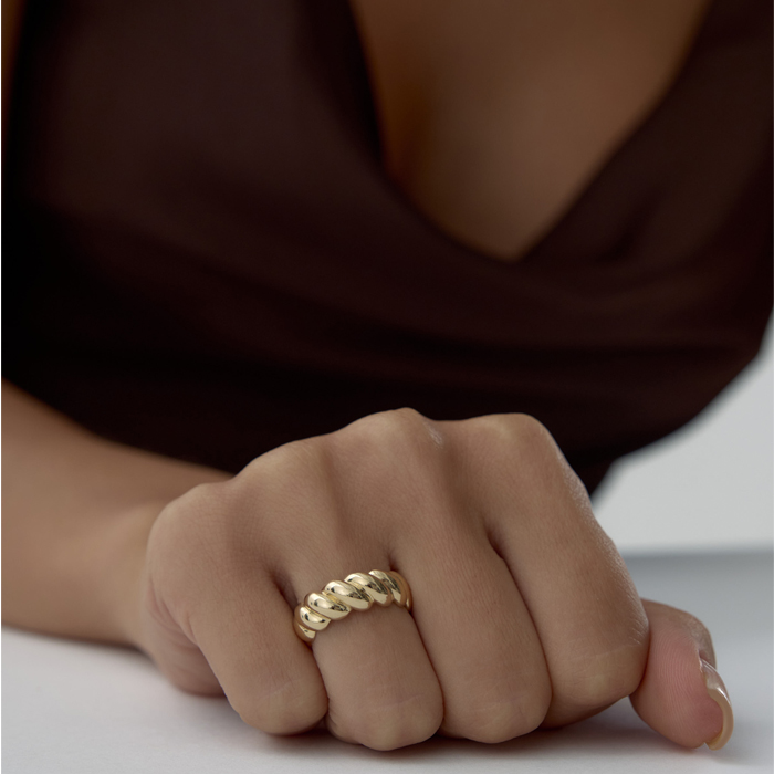 Shine Burgu Yüzük - Rayna