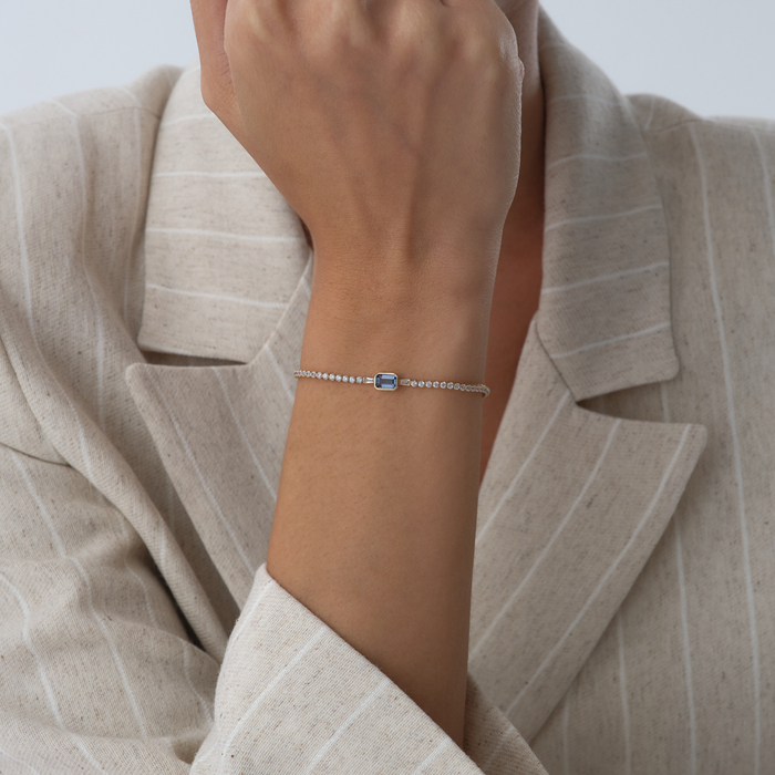 Shine Mavi Baget Bileklik - Rayna (1)