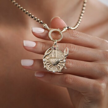 Sign Yengeç Burcu Kolye - Özkonak (1)