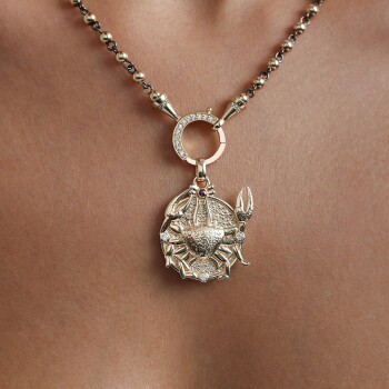 Sign Yengeç Burcu Kolye - 3