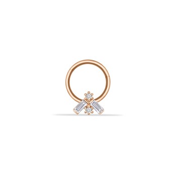 Şık Baget Taşlı Helix Piercing - Dianora