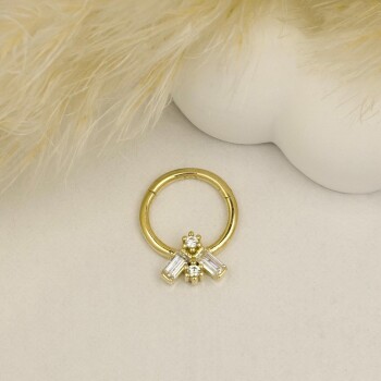Şık Baget Taşlı Helix Piercing - Dianora (1)