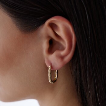 Sık Burgu Ataç Küpe - 1