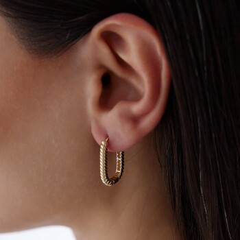 Sık Burgu Ataç Küpe - 3