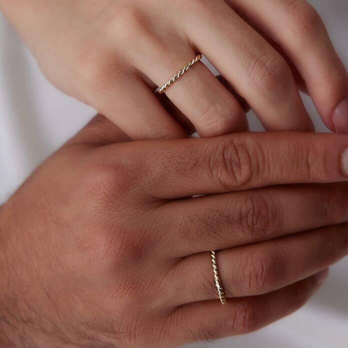 Sık Burma Çift Alyans - 1