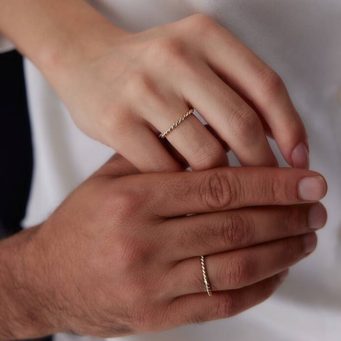 Sık Burma Çift Alyans - 2