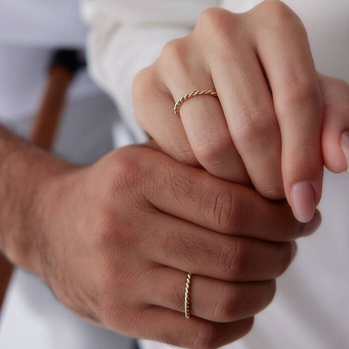 Sık Burma Çift Alyans - 3