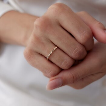 Sık Burma Çift Alyans - 4