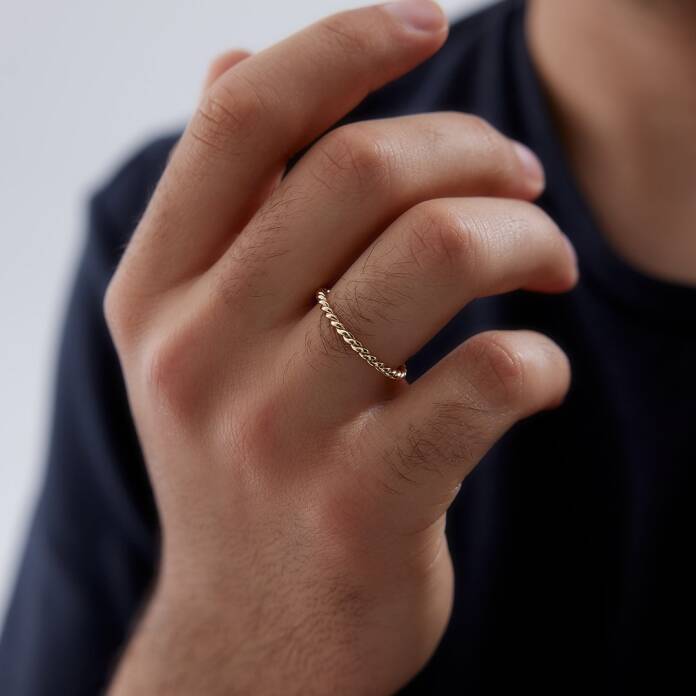 Sık Burma Erkek Alyans - 2