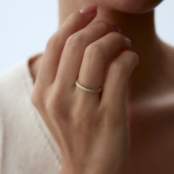 Sık Örgü Hasır Yüzük - Mazi (1)