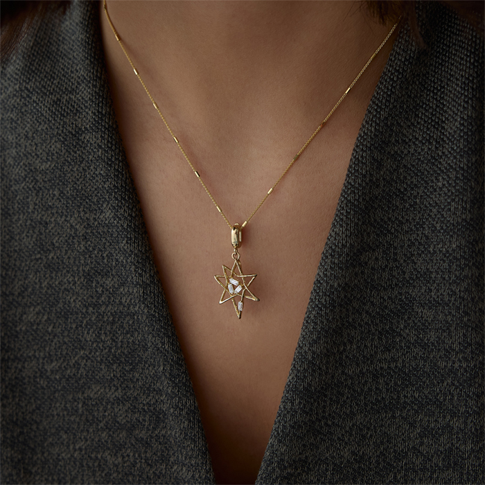 Silver Star Kolye - Alen