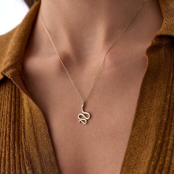 Simple Snake Kolye - Rayna