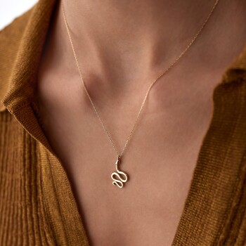 Simple Snake Kolye - Rayna (1)