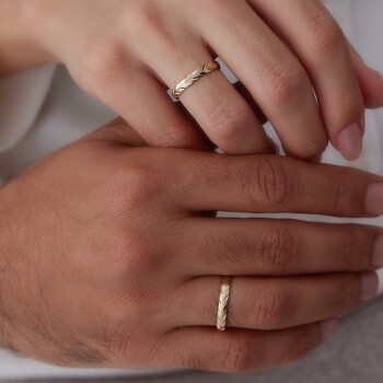 Sıra Başak Çift Alyans - Tülay Alyans