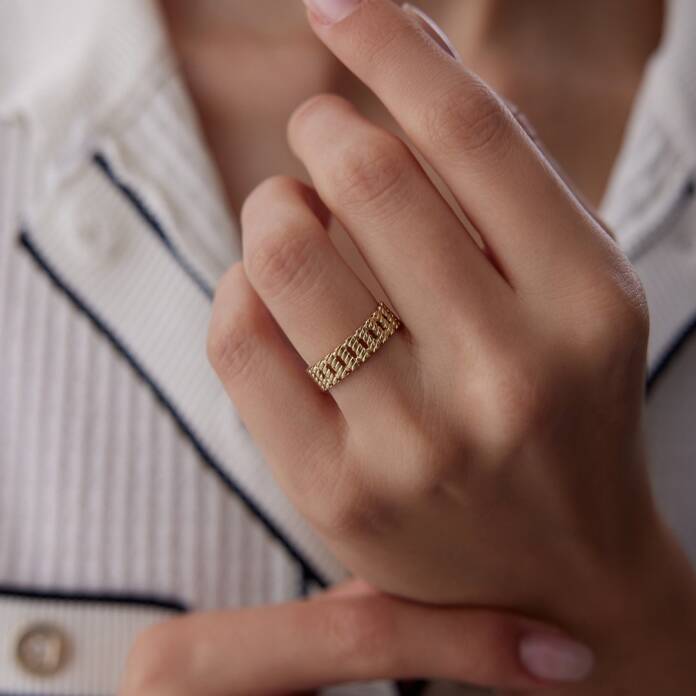 Sıra Burgu Sütun Yüzük - 1