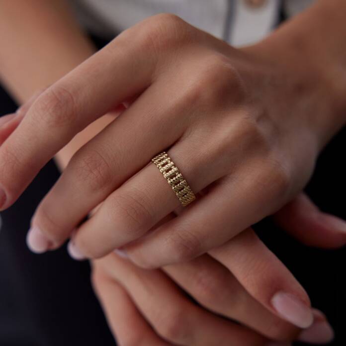 Sıra Burgu Sütun Yüzük - 2