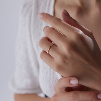 Sıra Elips Yüzük - Alen (1)