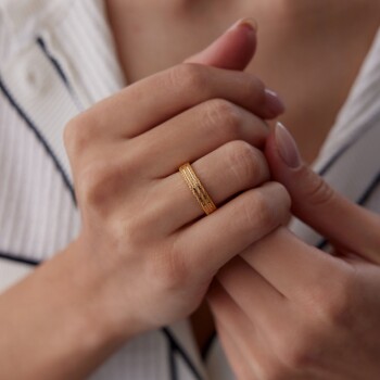 Sıra Hasır Yüzük - Koçak