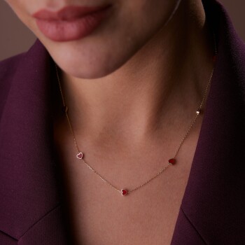 Sıra Kalp Kolye - RİTİM (1)