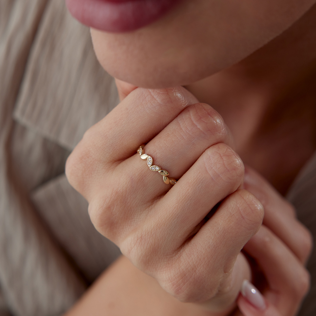 Sıra Leaf Yüzük - 1