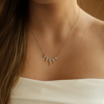 Sıra Taşlı Kolye - Alen (1)