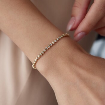 Sıra Taşlı Küp Bileklik - RİTİM