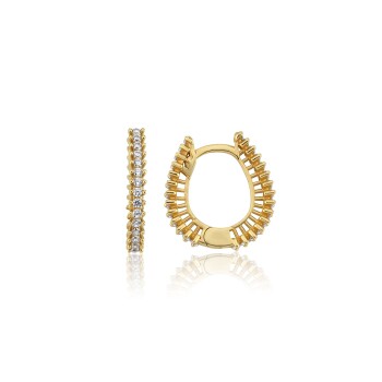 Sıra Taşlı Küpe - 3