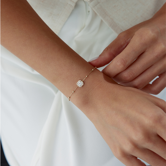 Sıra Top Baget Bileklik - Rayna