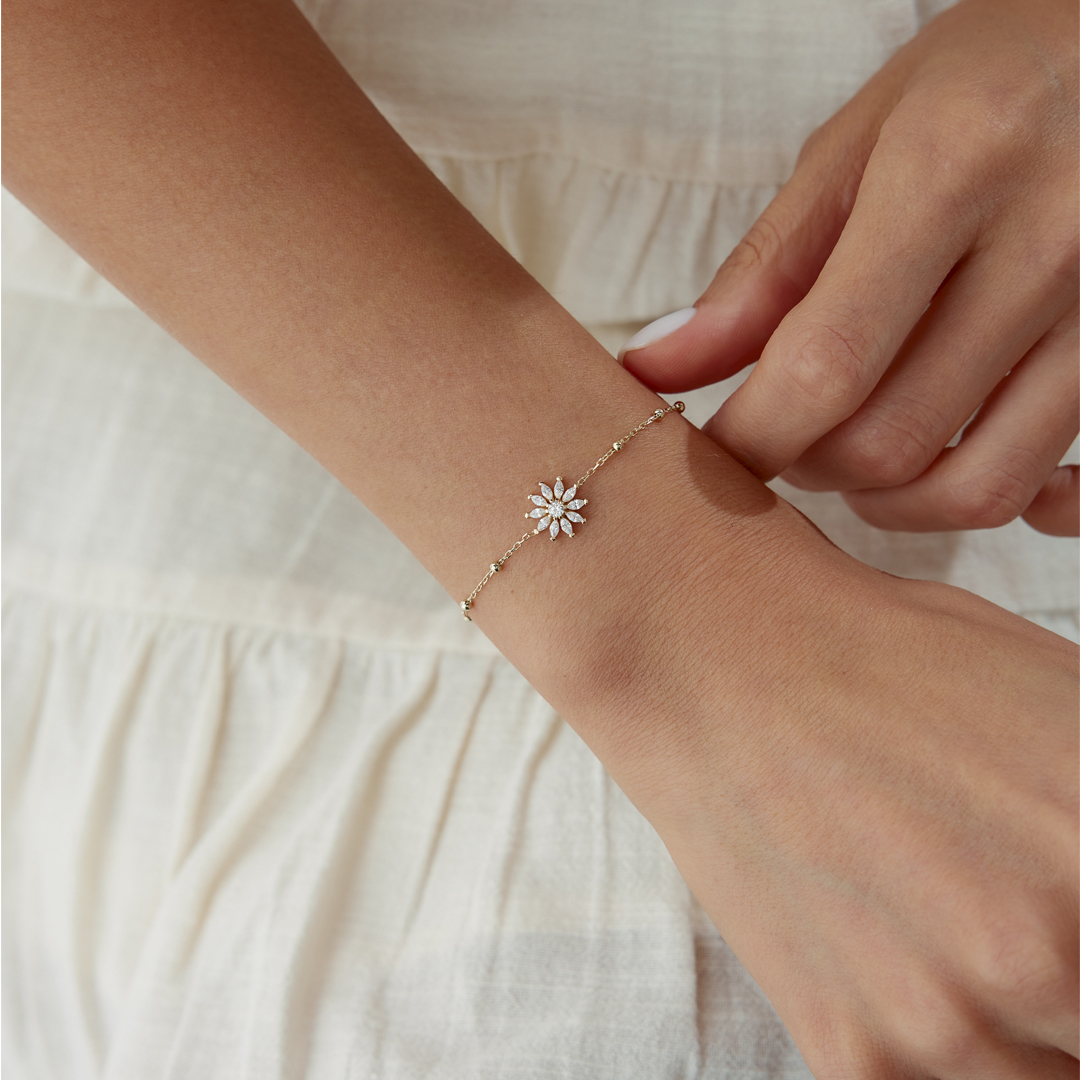 Sıra Top Daisy Bileklik - 1