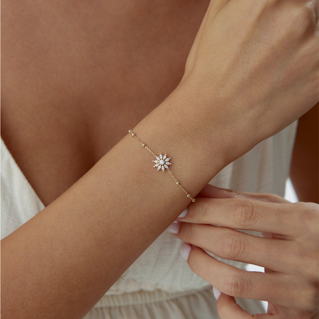 Sıra Top Daisy Bileklik - 2