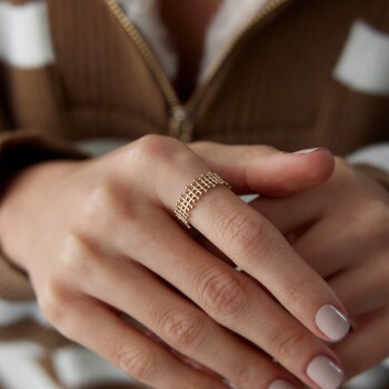 Sıra Toplu Çubuk Yüzük - 2