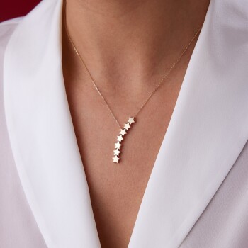 Sıra Yıldız Kolye - 3