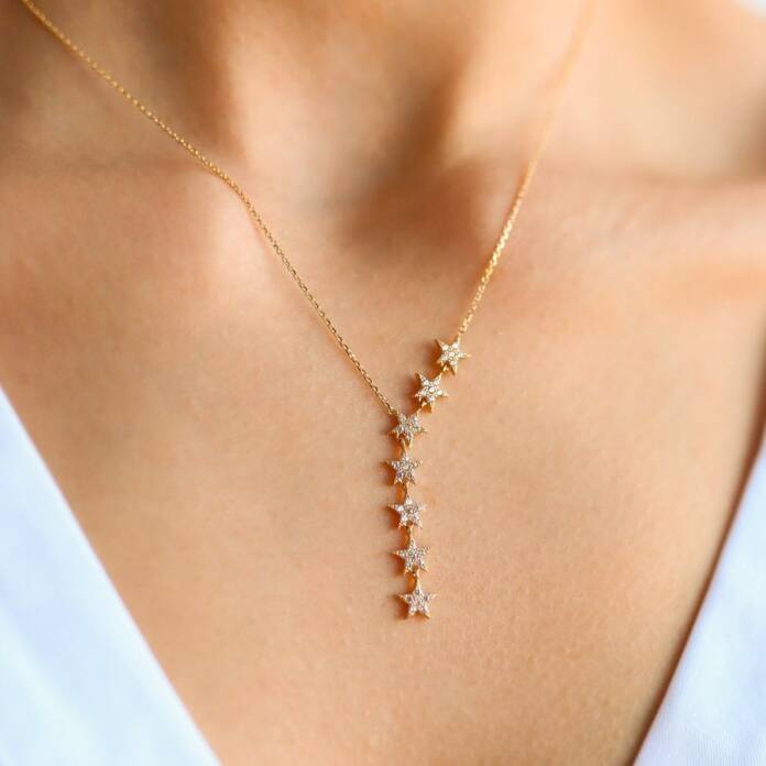 Sıra Yıldızlı Kolye - 1