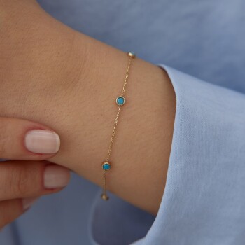 Sıralı Aqua Bileklik - Cemart (1)