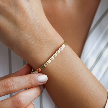 Sıralı Lock Bileklik - Dilmener