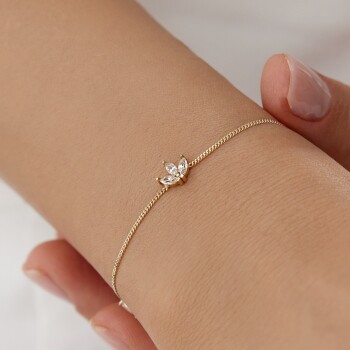 Sıralı Lotus Bileklik - Rayna