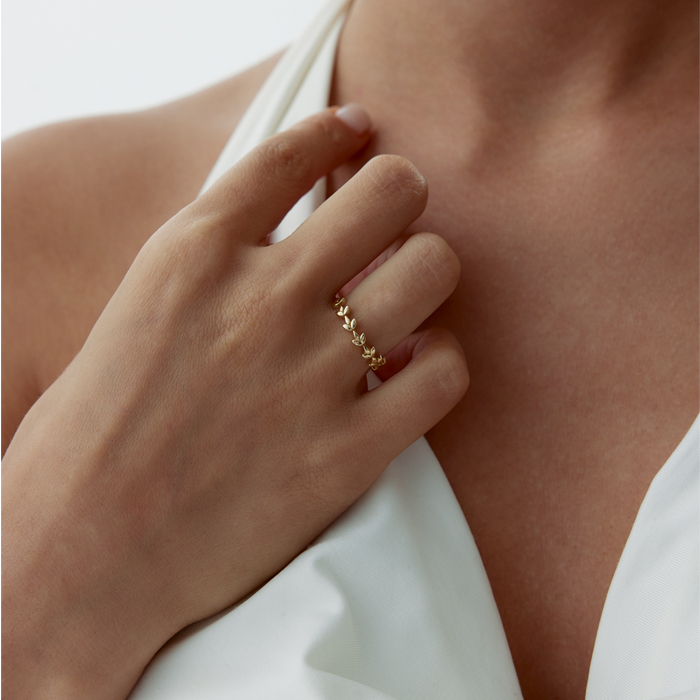 Sıralı Lotus Yüzük - 3