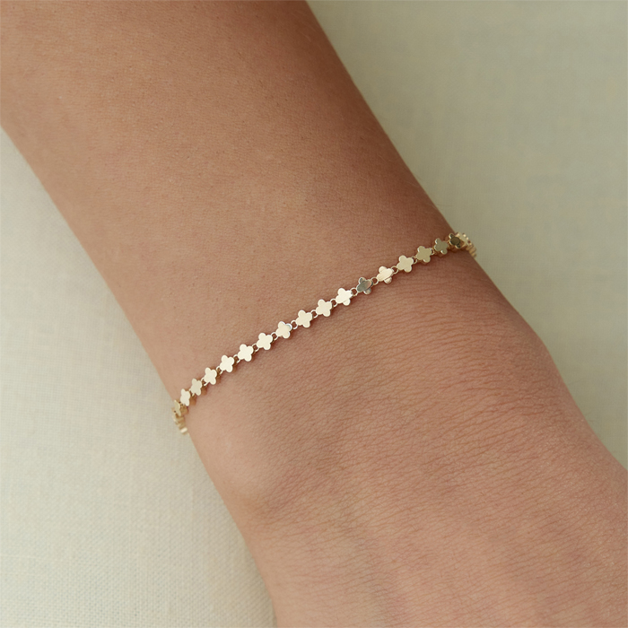 Sıralı Mini Yonca Bileklik - RİTİM (1)