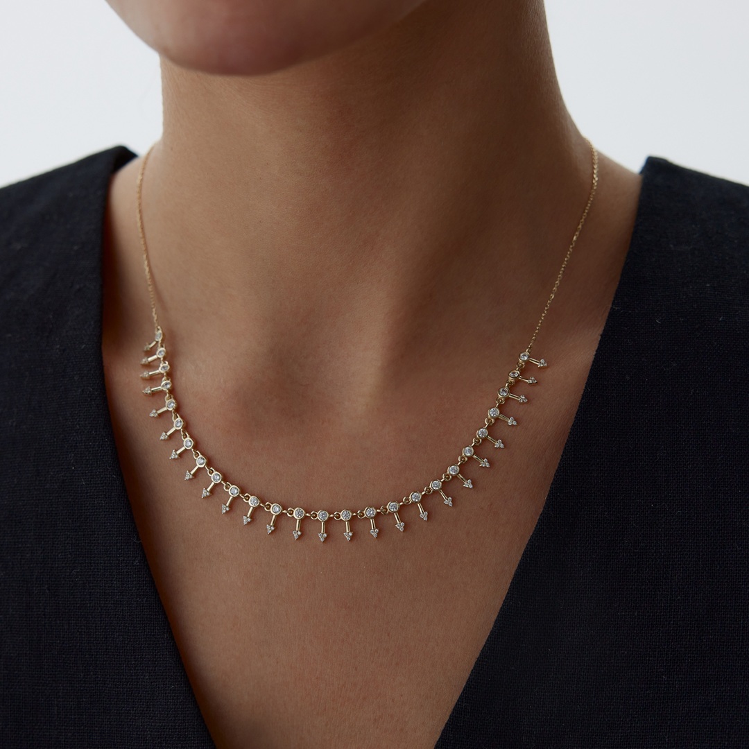 Sıralı Ok Kolye - 2